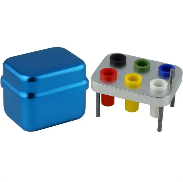 Držák na endo nástroje mini modrý hranatý