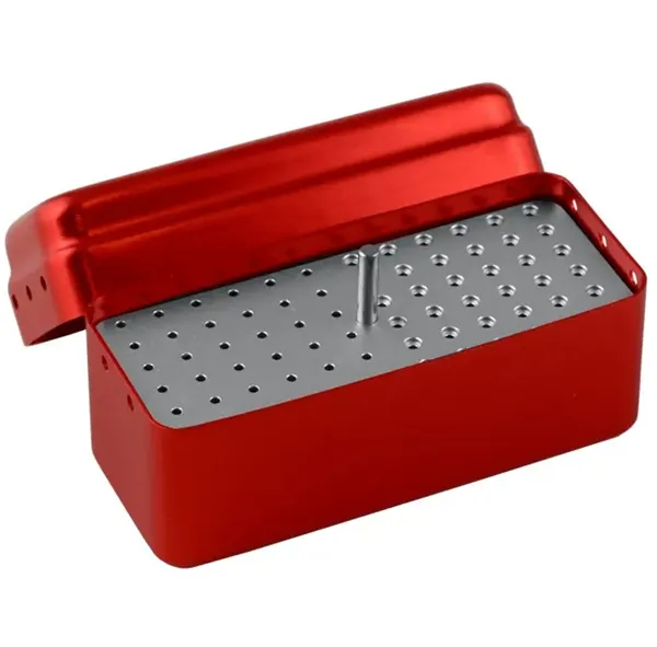 Endo box mini červený 72 otvorů