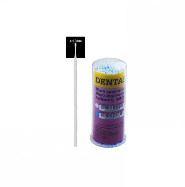DENTALINE microbrush white x-fine ø 1.0mm 100ks