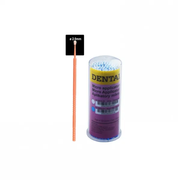 DENTALINE microbrush orange regular ø 2mm 100ks