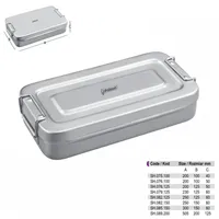 Sterilizační kazeta na nástroje se zámkem 230x125x60mm