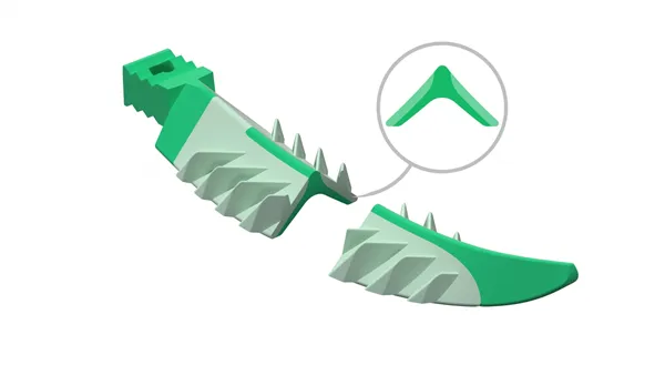 Garrison Strata-G klínky, modré (malé), 100 ks