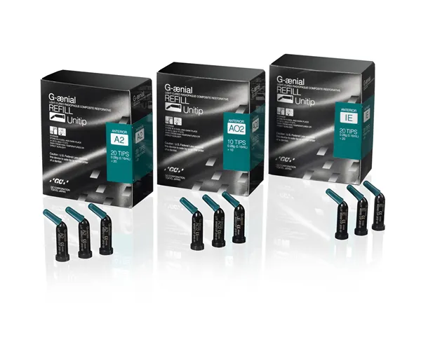 GC G-ænial Anterior, Unitip 10x0.16ml (0.28g), AO2
