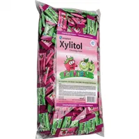 Xylitol žvýkačky pro děti mix jahoda/jablko 200 x 2 ks
