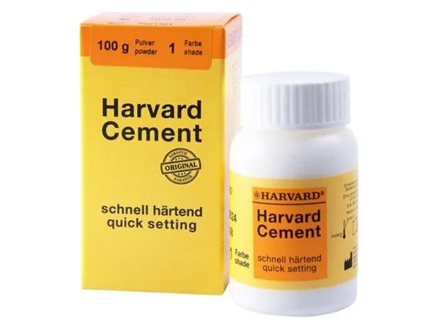 Harvard Cement quick setting, prášek nažloutlá bílá 100 g