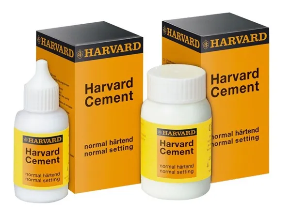 Harvard Cement normal setting, č.4 prášek žlutý 100g 