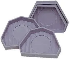 Formy na sádrové modely - sada  4 ks