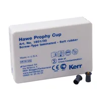 Prophy-cups, screw-type, webbed, grey 30ks