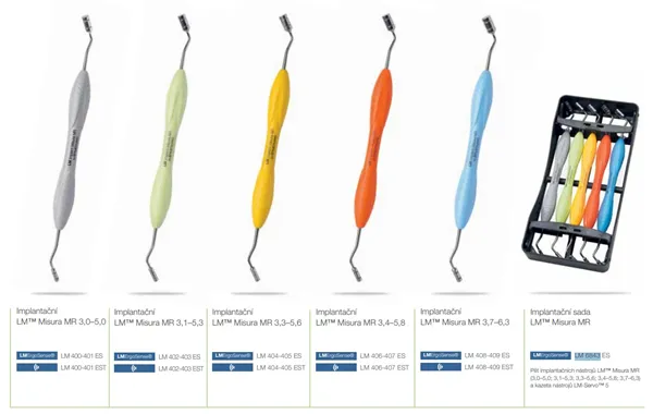 LM Implant Misura MR Kit, 5 instrumentů ErgoSence