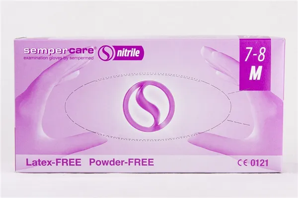 Rukavice Sempercare Nitrile modré XS 100ks (1631)