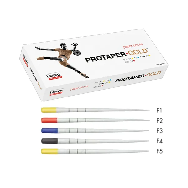 ProTaper Gold papírové čepy 180ks F5