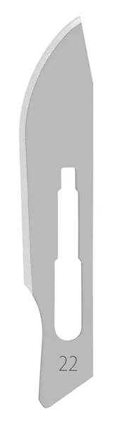 Čepelka skalpelová; fig. 22
