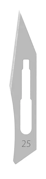 Čepelka skalpelová; fig. 25