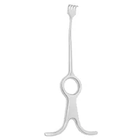 Hák resekční čtyřzubý rovný; 16,4 cm