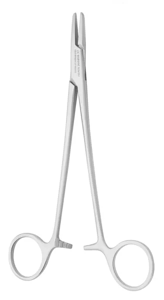 Jehelec hloubk. rovný provlékací zámek; 16,5 cm