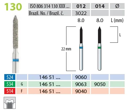 Brousek diamantovaný T 806.314.130.534.014