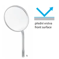 Zrcátko zubní ploché HR Front; vel. 0; 14 mm 6ks