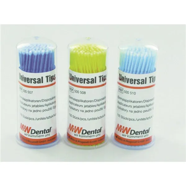 M+W Universal tips regular MODRÉ 100ks s držátkem