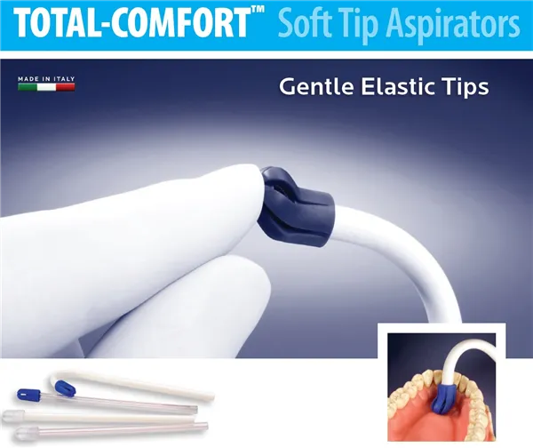 ASA Savky Total-Comfort bílá / koncovka modrá s neodnímatelnou konc.BAS155