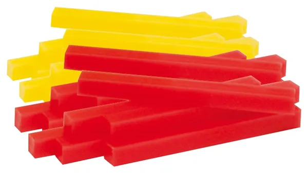 ORBIS Skus.valy rovné červené, tvrdé, 1850g