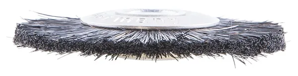 ORBIS Lešticí kartáč s kovovým jádrem, tvrdý, štětiny černé, 1řadý, špičatý, průměr 23/49