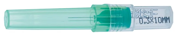 ORBIS Orbiject jednorázové injekční kanyly, 0,3×13 mm, G30, zelená, balení 100 ks