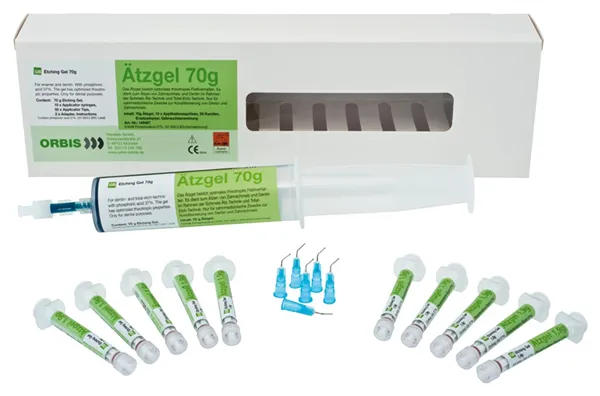 ORBIS  Leptací gel, 9 × 1,4 ml stříkačky, 25 aplikačních kanyl