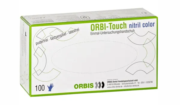 ORBIS Rukavice Orbi Touch nitril, modrá levandule, S 100ks