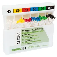 ORBIS Papírové čepy, ISO 025, L28, balení, 200 ks