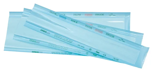 ORBIS Sterilizační sáčky papír/folie pro autokláv, rozměr 100 x 250 mm, 500 ks