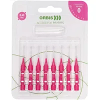 ORBIS mezizubní kartáček, 0,4 mm, barva růžová, 8 ks