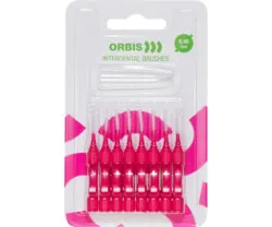ORBIS mezizubní kartáček, 0,4 mm, barva růžová, 8 ks