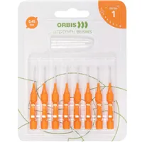 ORBIS mezizubní kartáček, 0,45 mm, barva oranžová, 8 ks