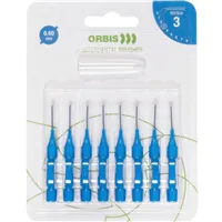 ORBIS mezizubní kartáček, 0,6 mm, barva modrá, 8 ks