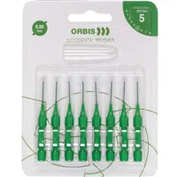 ORBIS mezizubní kartáček, 0,8 mm, barva zelená, 8 ks