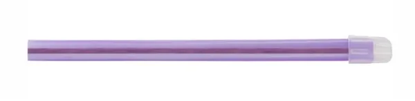 ORBIS savky flexibilní O 6,5 mm, L 125 mm, lila transparentní 100 ks