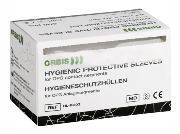 ORBIS hygienické ochranné obaly na skusový nástavec OPG 84x40mm  500 ks