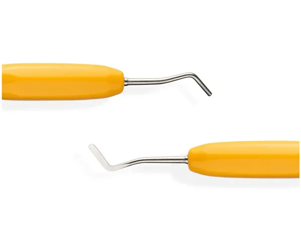 ORBIS hladítko posterior PDO 48-702 silikonové držátko Ergo, žluté