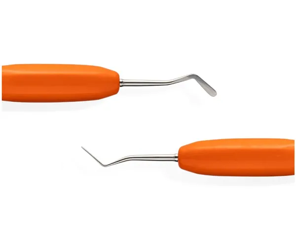 ORBIS hladítko Mini PDO 444-445 silikonové držátko Ergo, oranžové