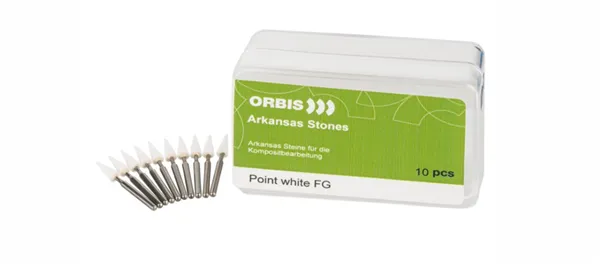 ORBIS Arkansaský kámen, špička bílá FG, 10 ks