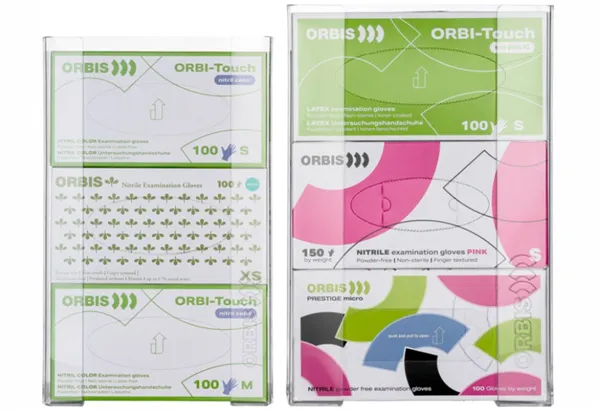 ORBIS Zásobník na rukavice maxi, na 3 krabičky rukavic