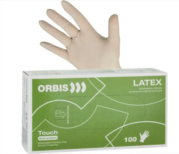 ORBI-Touch Basic protect rukavice Latex bez pudru vel.XS