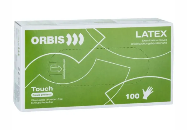 ORBI-Touch Basic protect rukavice Latex bez pudru vel.XS