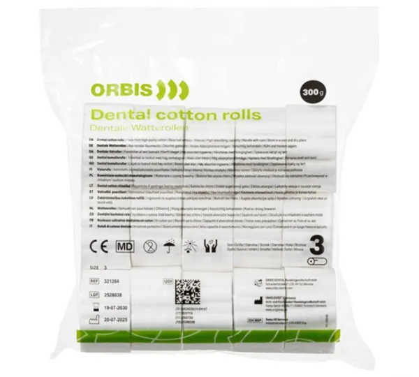 ORBIS vatové válečky vel. 3 300 g