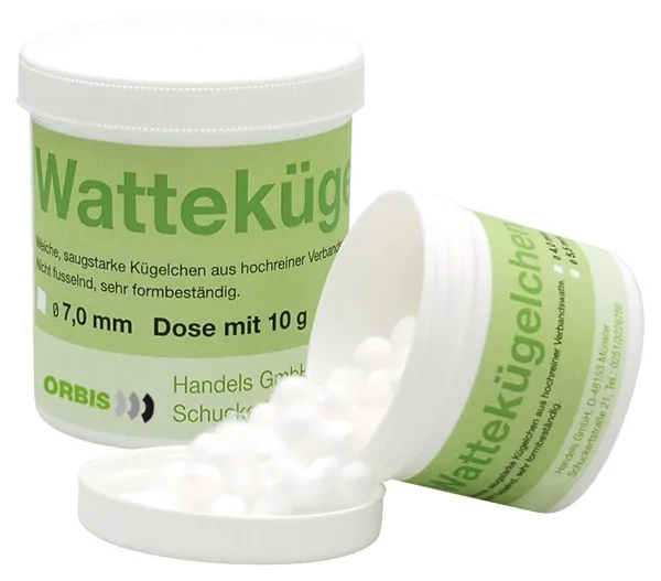 ORBIS Vatové kuličky dóza 4 g - O 5,5 mm