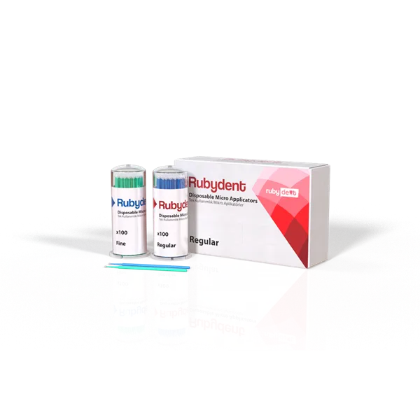 RubyDent microbrush regular 100ks modrý