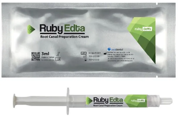 RubyEdta Preparační gel na kořenové kanálky 2x3ml