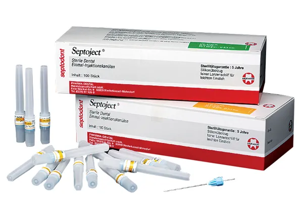 Septoject jehly 27G 16 mm 100 ks