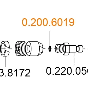 O-ring 2,5x1 0.200.6019