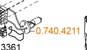 KAVOLUX 1410B-R - halogenová žárovka